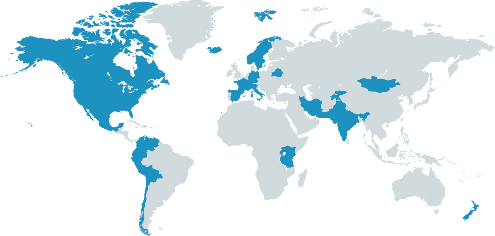 Map of Glacier Nation locations